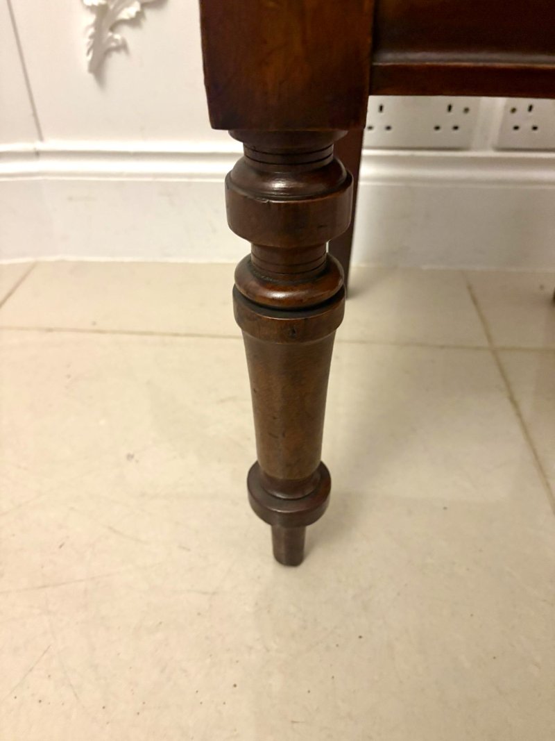 Antique Victorian Set of Four Quality Mahogany Balloon-Back Dining Chairs